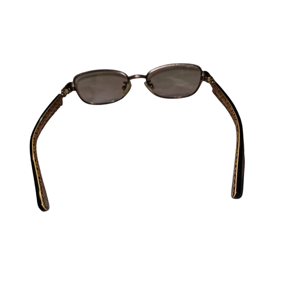 Coach HC 5054 (Faina) Satin Brown Dark Tortoise Gold Sig C Eyelasses Frames